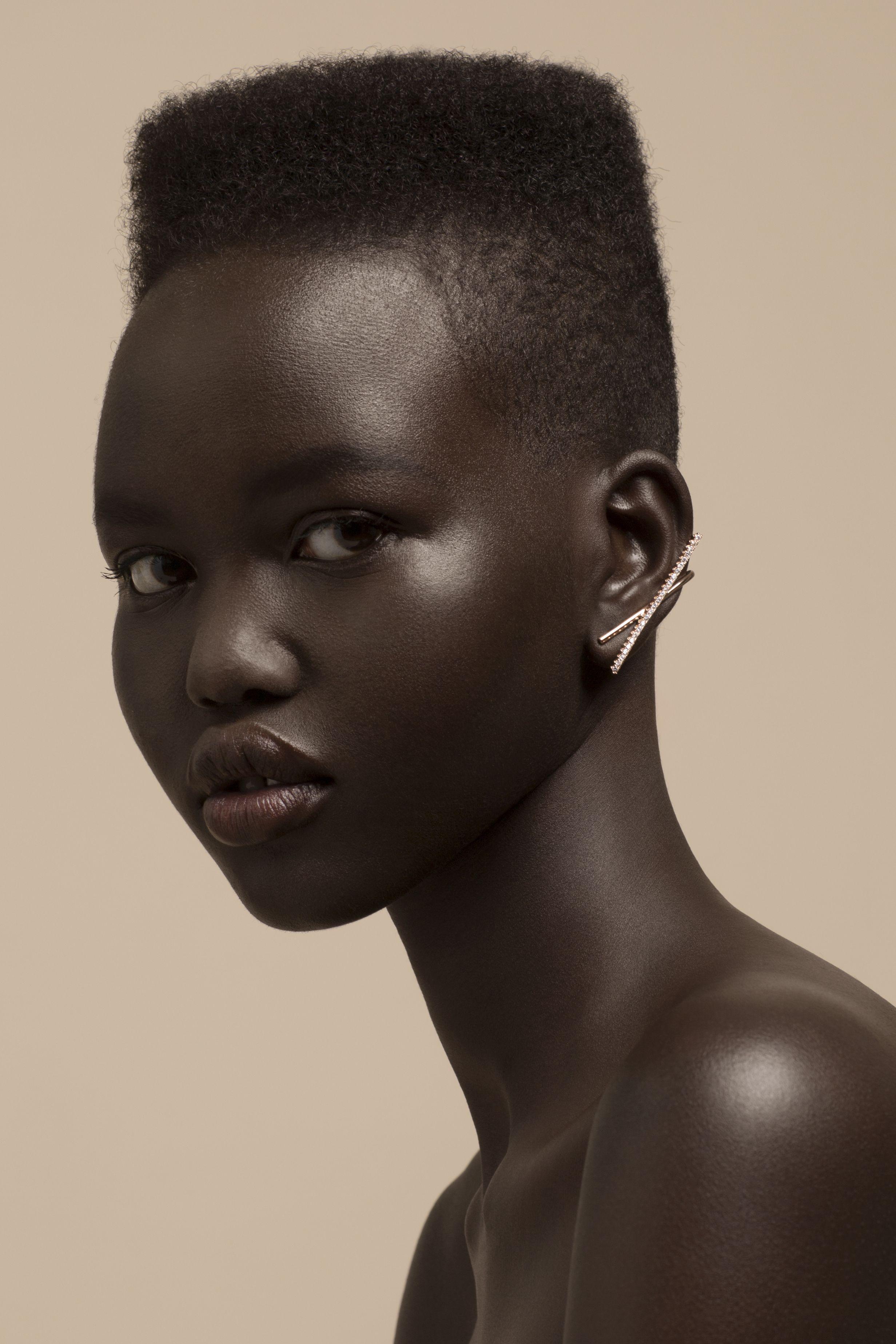 Adut Akech Bior for RYAN STORER Collection Six. Ladies in 2019