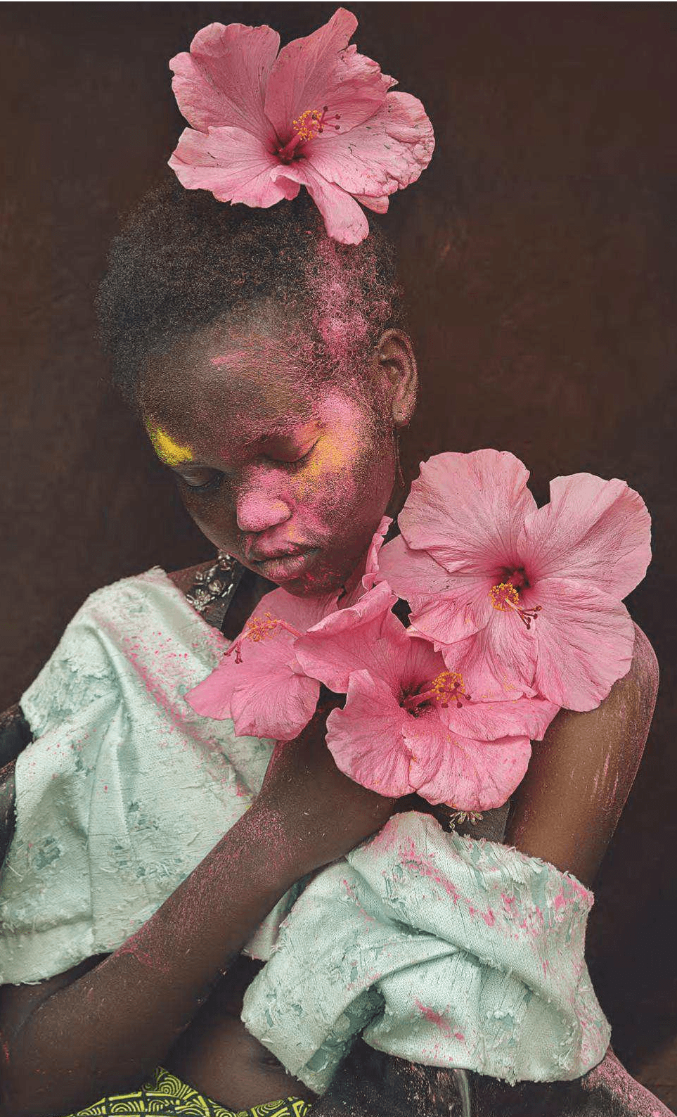 Jamaican Rhapsody' with Adut Akech by Tim Walker for Vogue UK, June