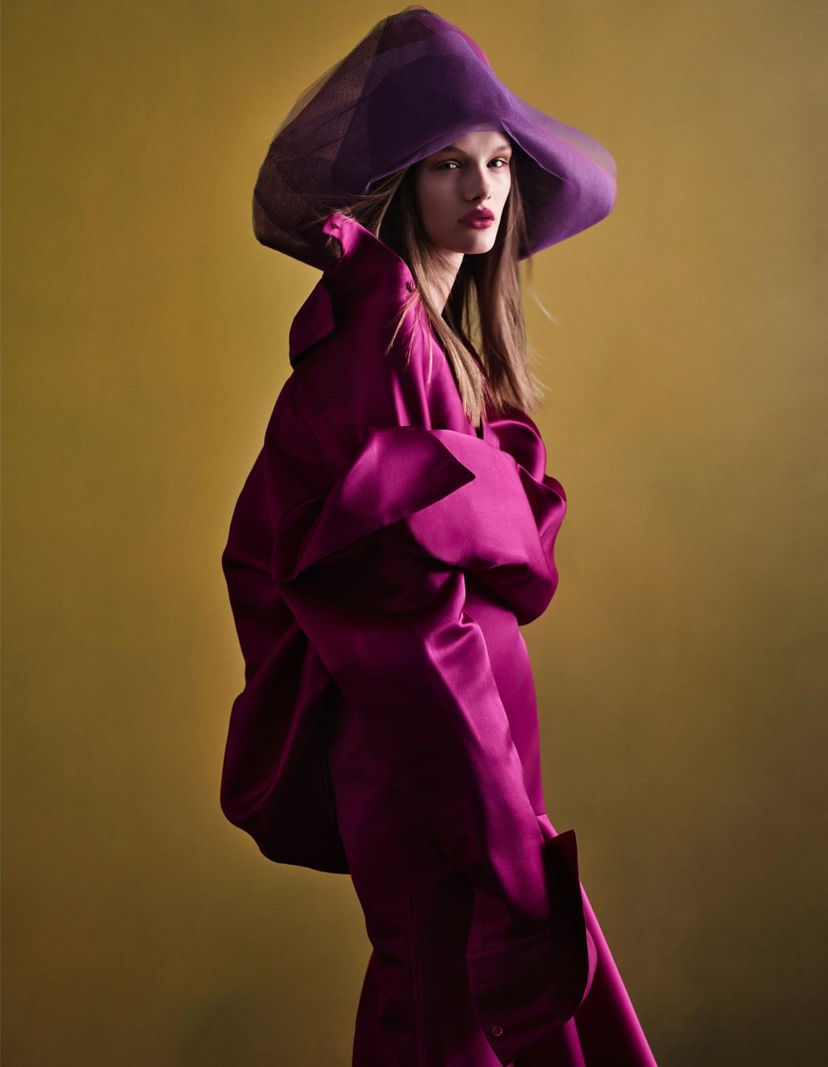 Kris Grikaite in Vogue China January 2019