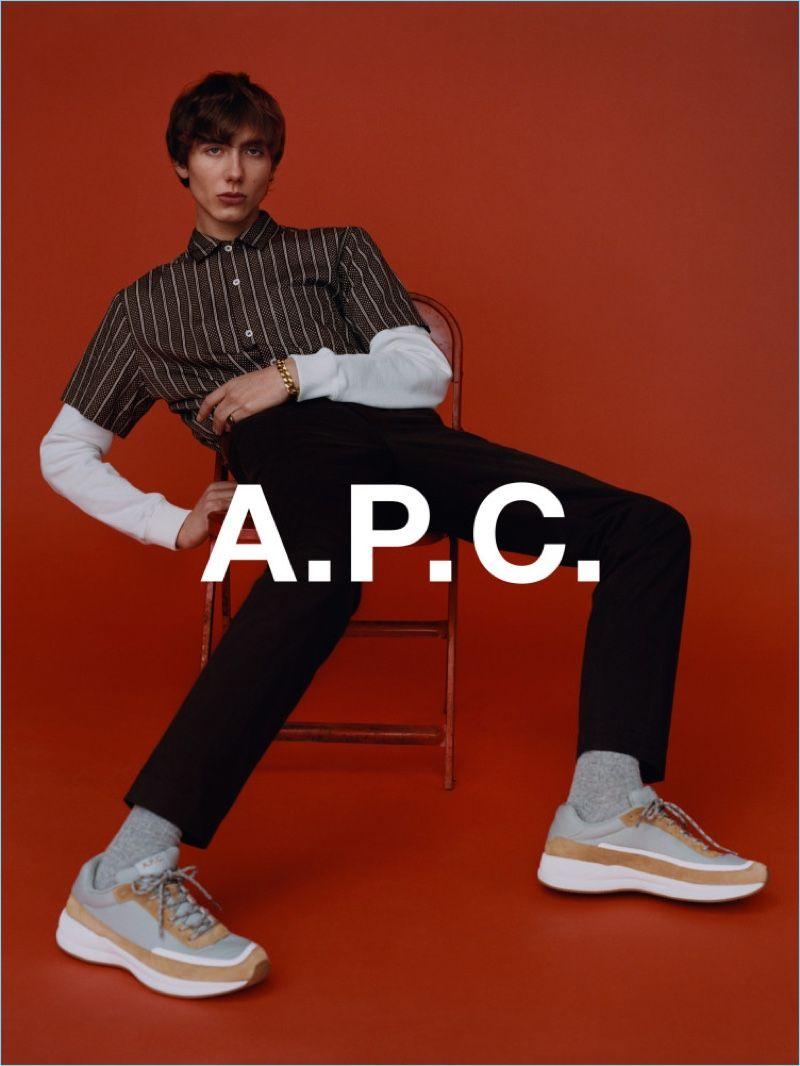 Paul Hameline Charms in A.P.C. Fall '18 Campaign