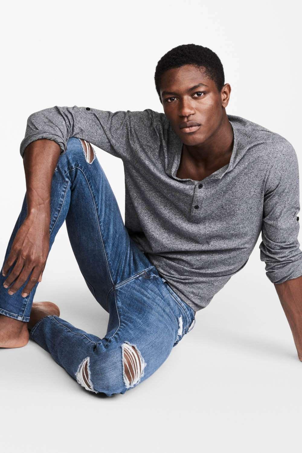Hamid Onifade for H&M #jeans. Hamid Onifade in 2019
