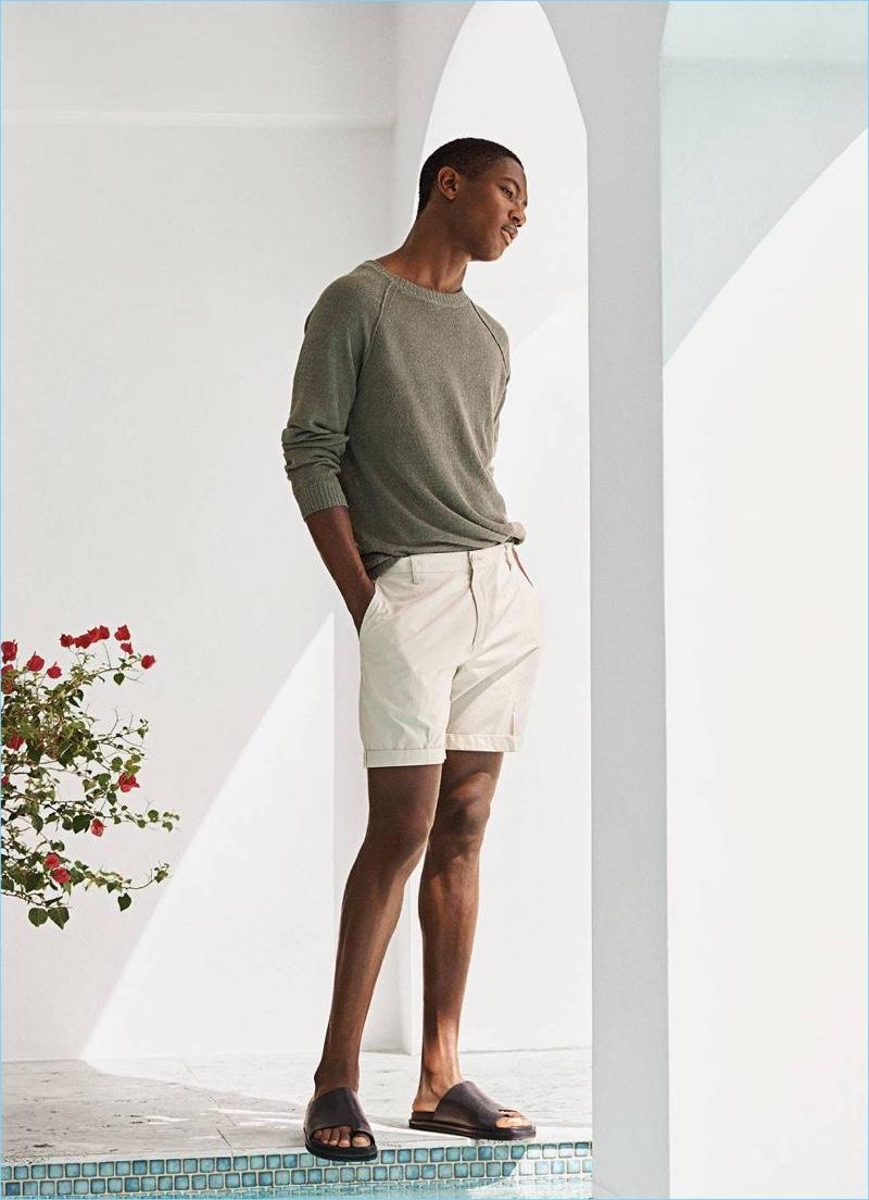 Beat the Heat: Hamid Onifade Models H&M's Sleek Summer Styles