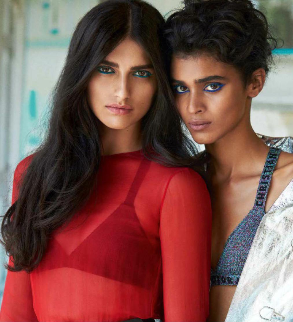 Saffron Vadher & Radhika Nair in Vogue India September 2018