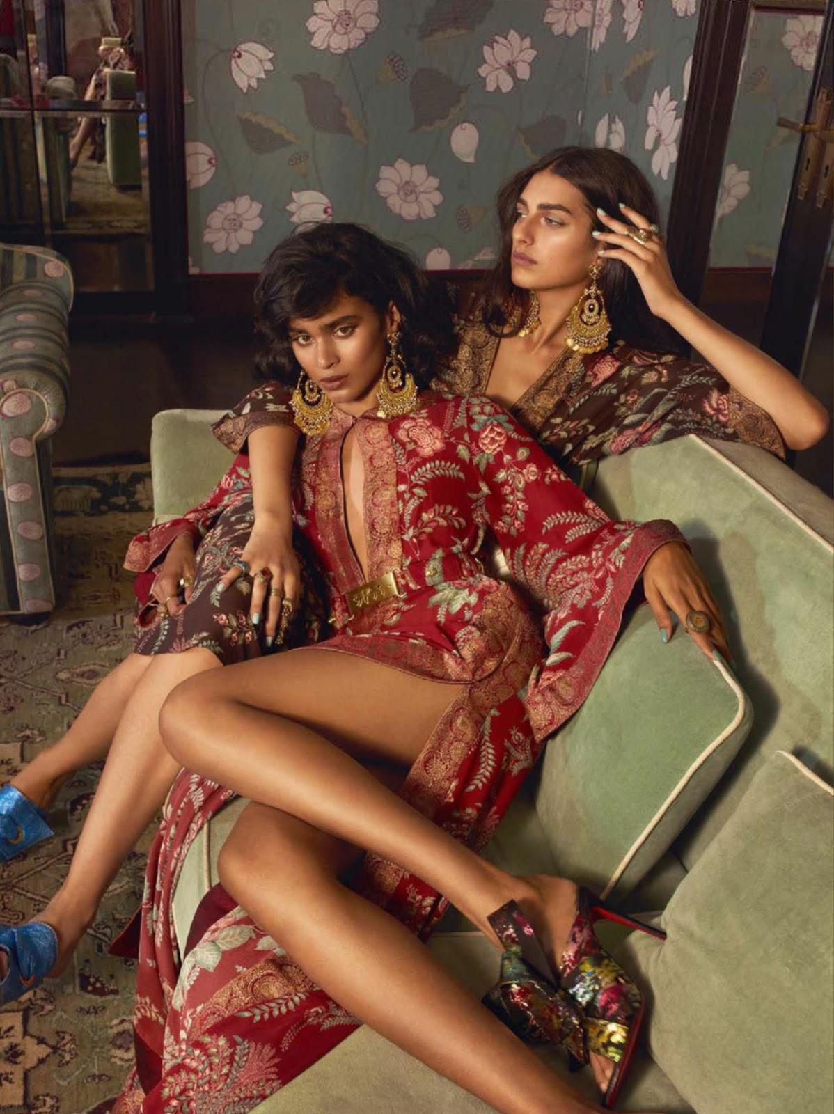 Saffron Vadher & Radhika Nair in Vogue India September 2018