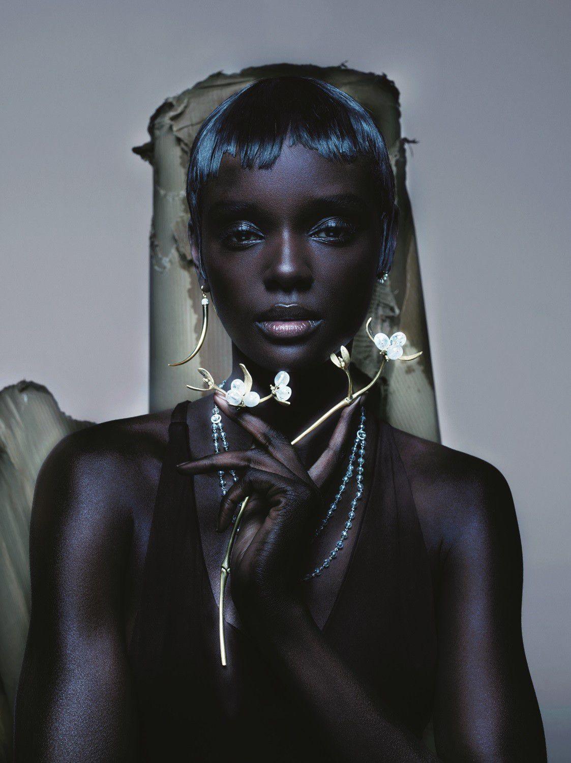 Duckie Thot by Byzantium for Vogue UK, Photo by Nick Knight, April 2019