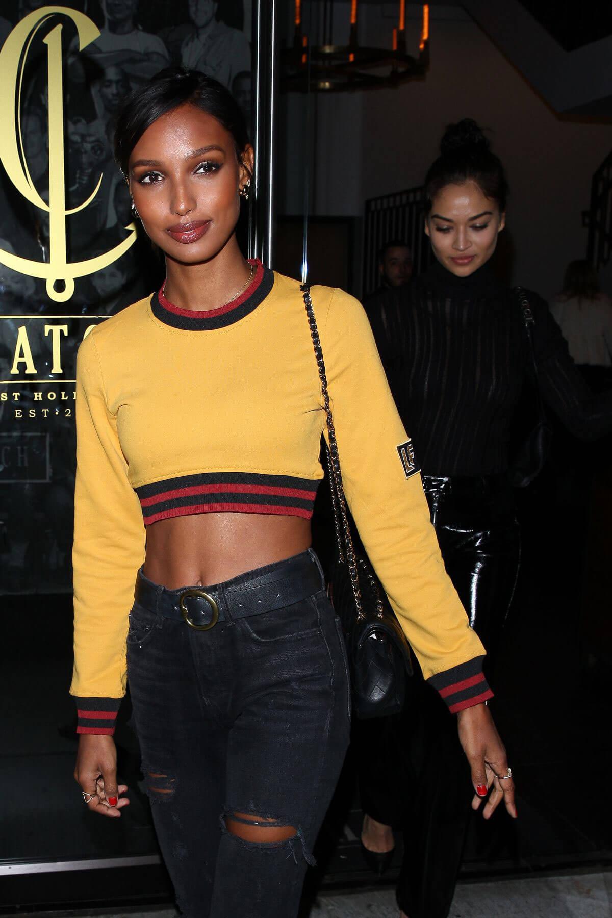 Jasmine Tookes and Shanina Shaik Stills Night Out in West Hollywood