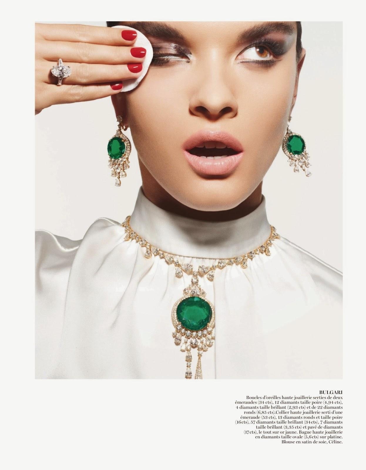 Crystal Renn by Thomas Lagrange for Vogue Paris October 2013