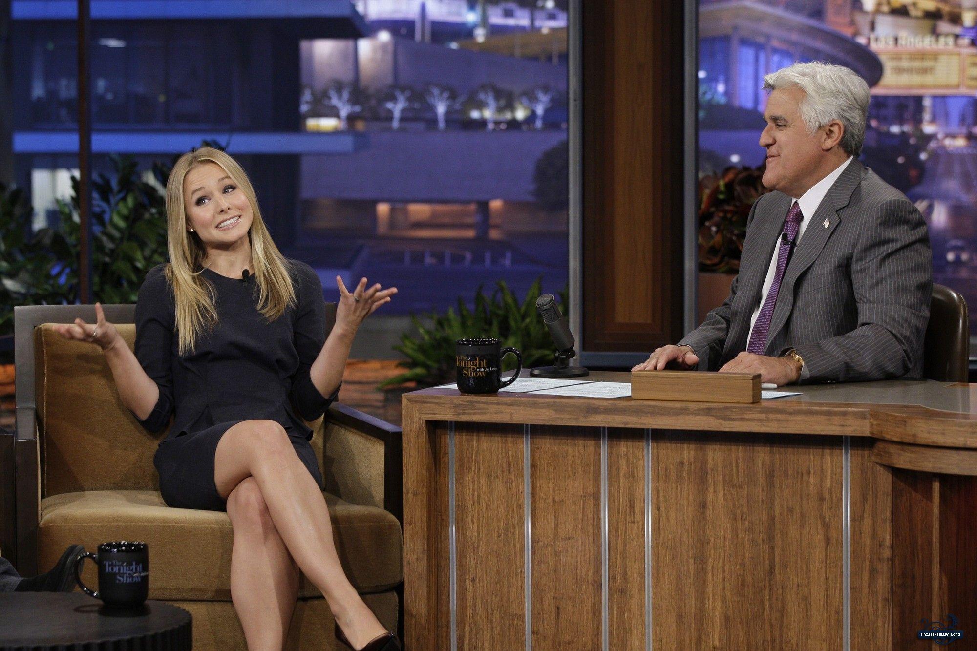 Kristen Bell image The Tonight Show with Jay Leno HD wallpaper