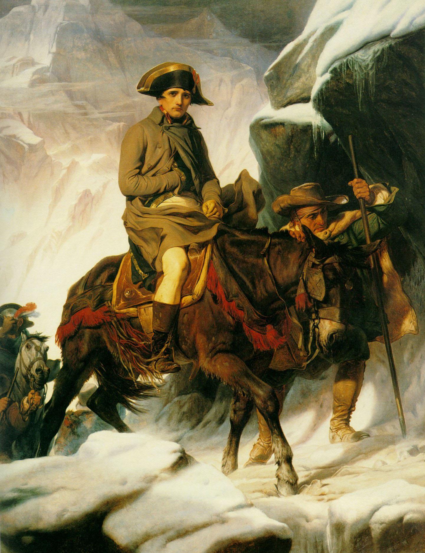Napoleon Bonaparte I image Napoelon crossing the Alps HD wallpaper