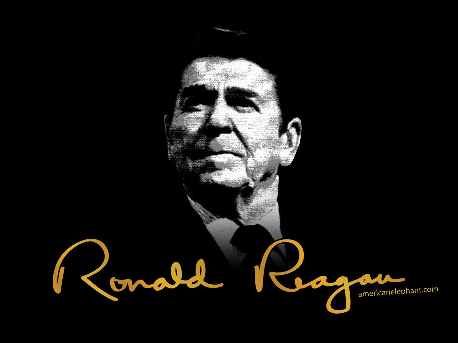 ronald reagan photo free. Free Ronald Reagan Signature Desktop