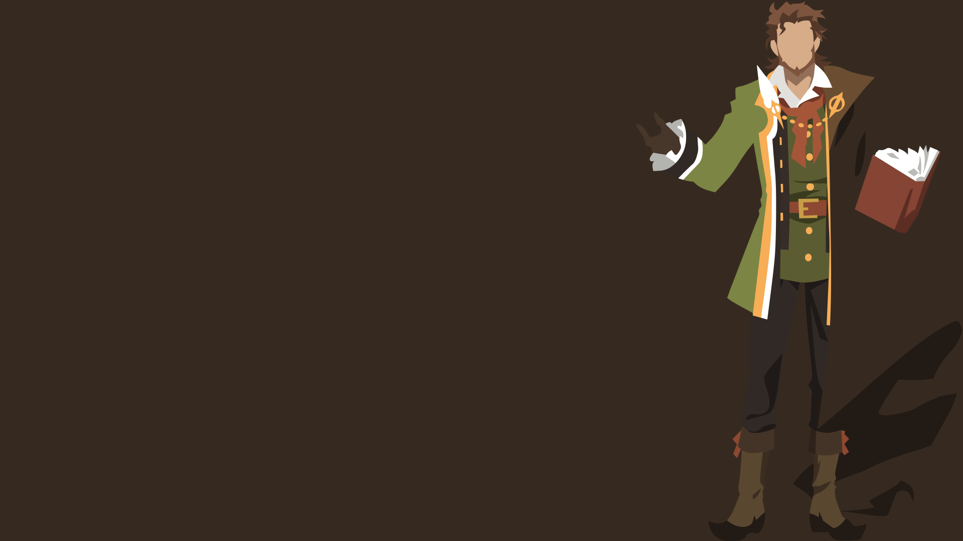 Caster of Red (Fate Apocrypha) Minimalist 8k Ultra HD Wallpaper