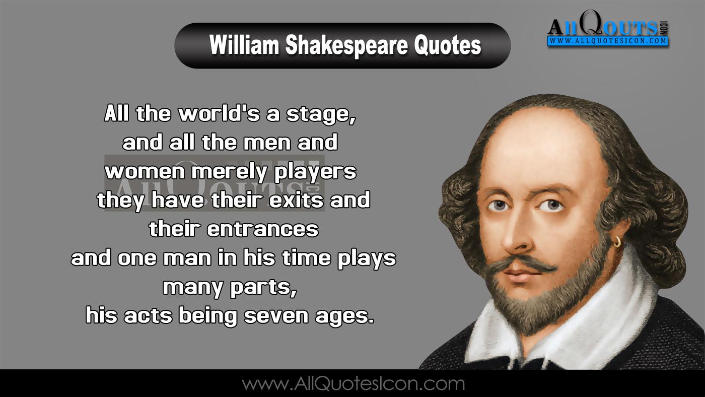 William Shakespeare Quotes in English HD Wallpaper Life Inspiration