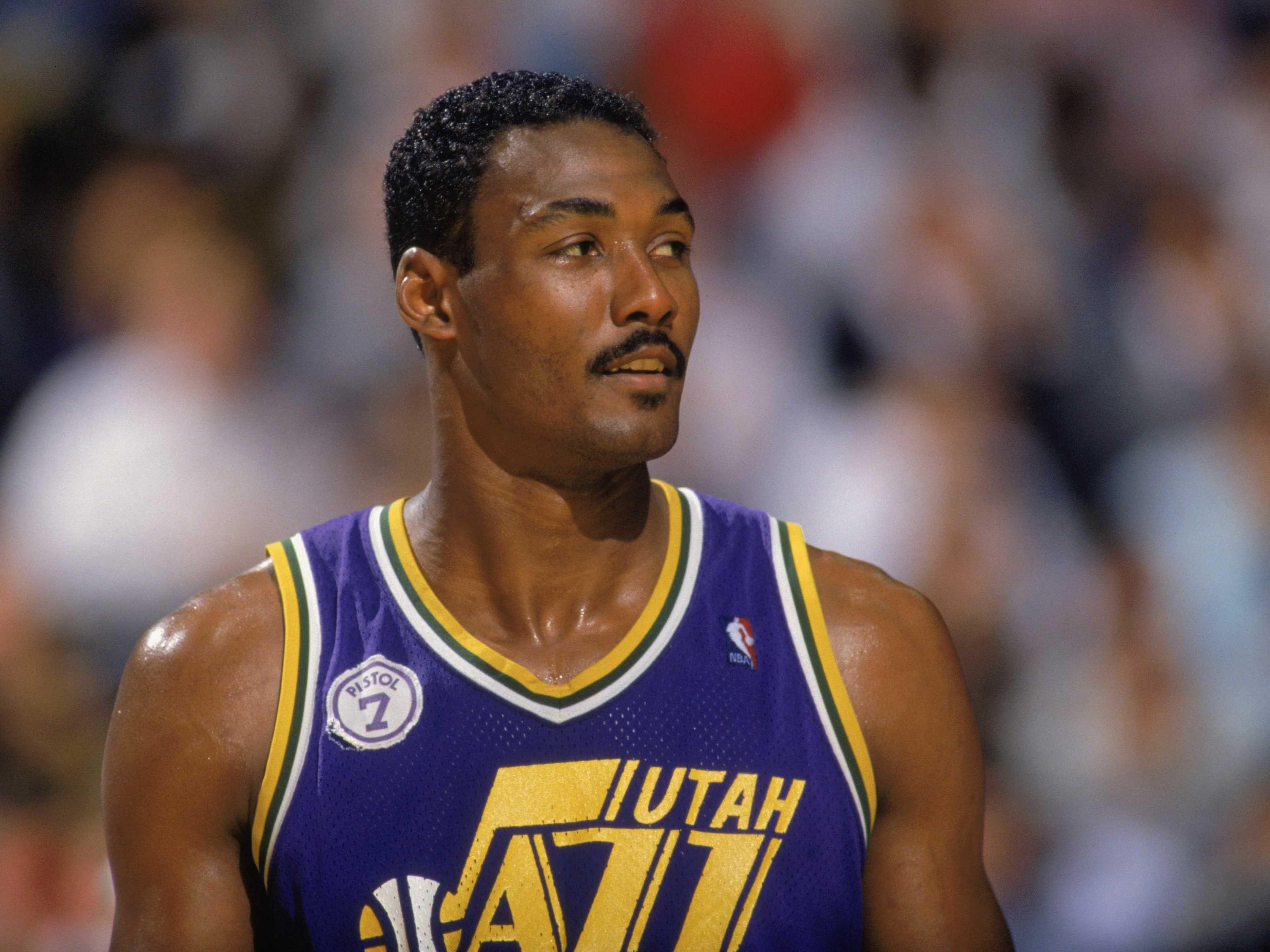 of the best PF young Karl Malone. NBA. Karl Malone