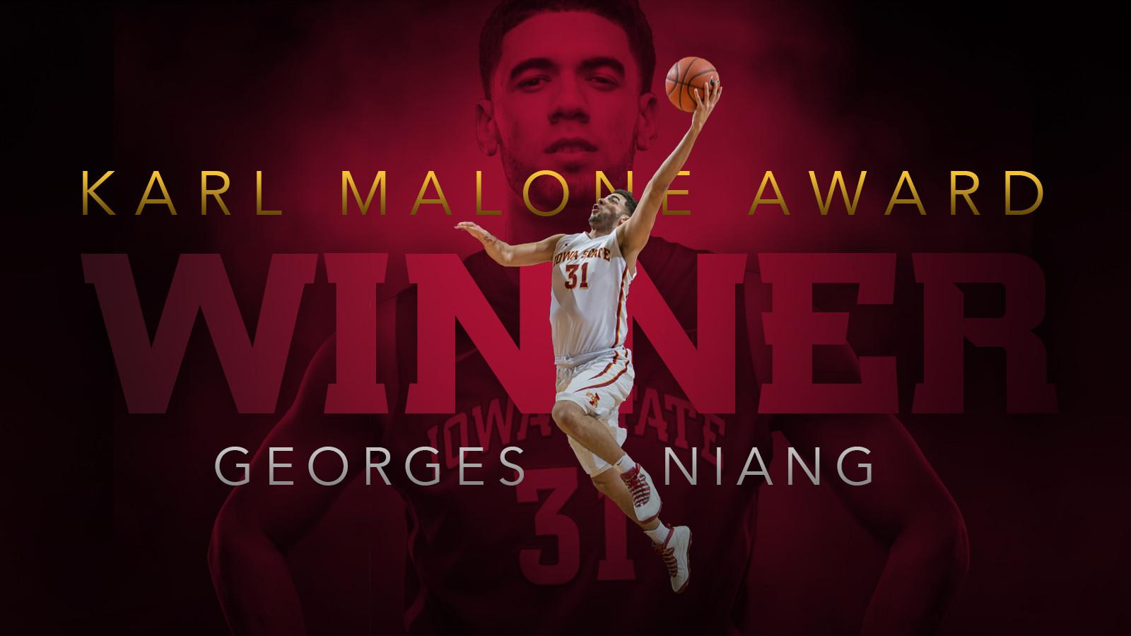 Niang Is Recipient Of Karl Malone Award State University