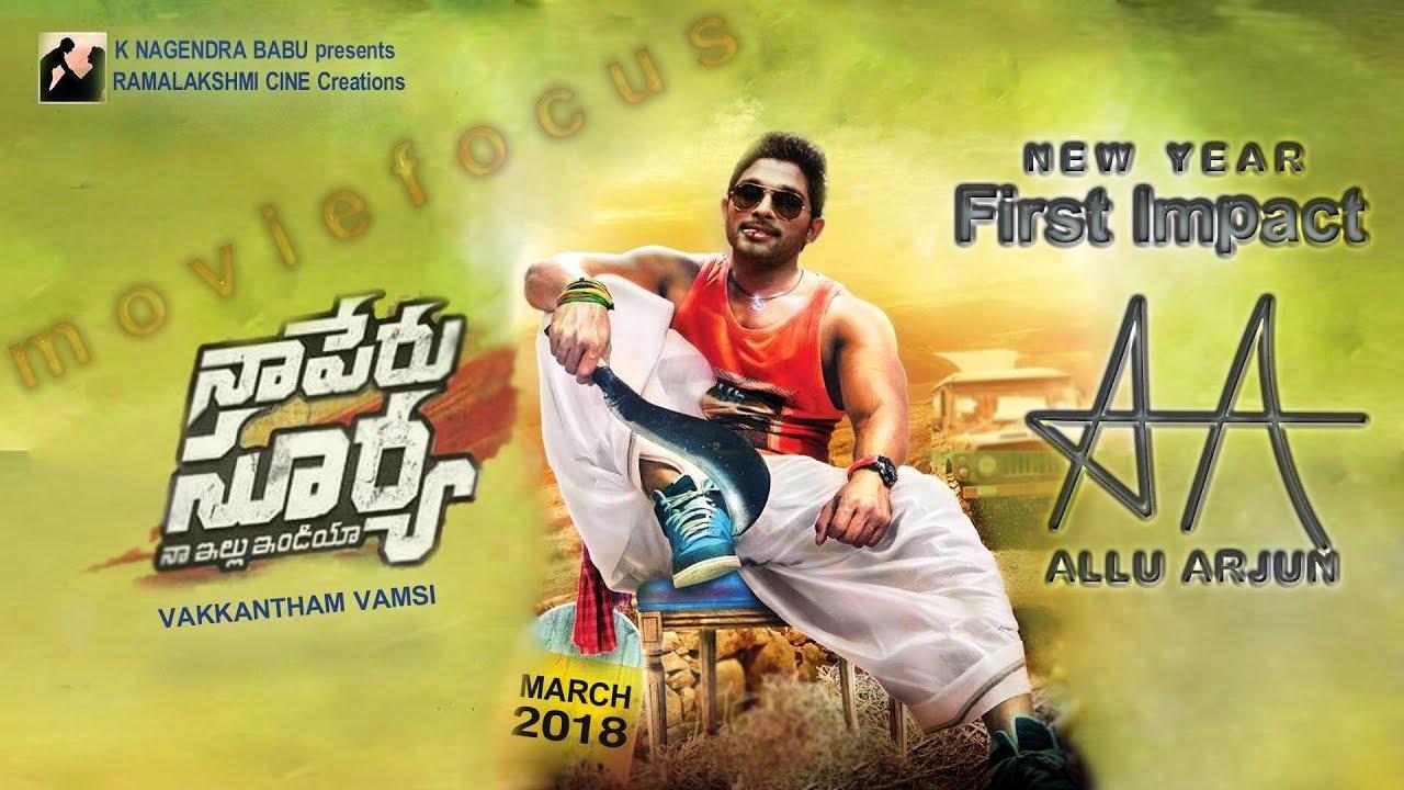 naa peru surya naa illu india allu arjun t shirts