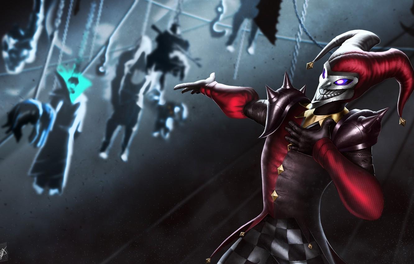 Wallpaper Joker, clown, League of Legends, shaco, jester, Demon Jester image for desktop, section игры