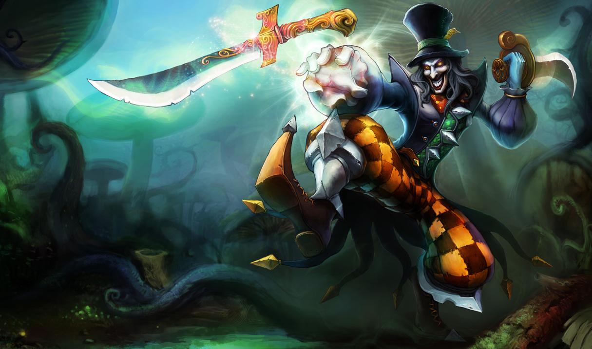 League Of Legends Mad Hatter Jester Shaco League of Legends
