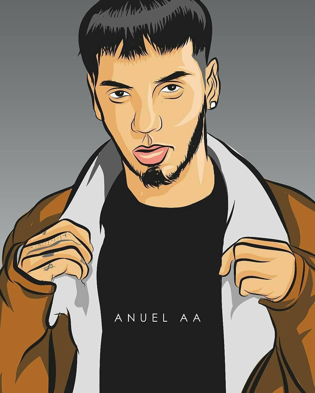 Anuel aa. Latin Urban. Art, Dope art y Cartoon art