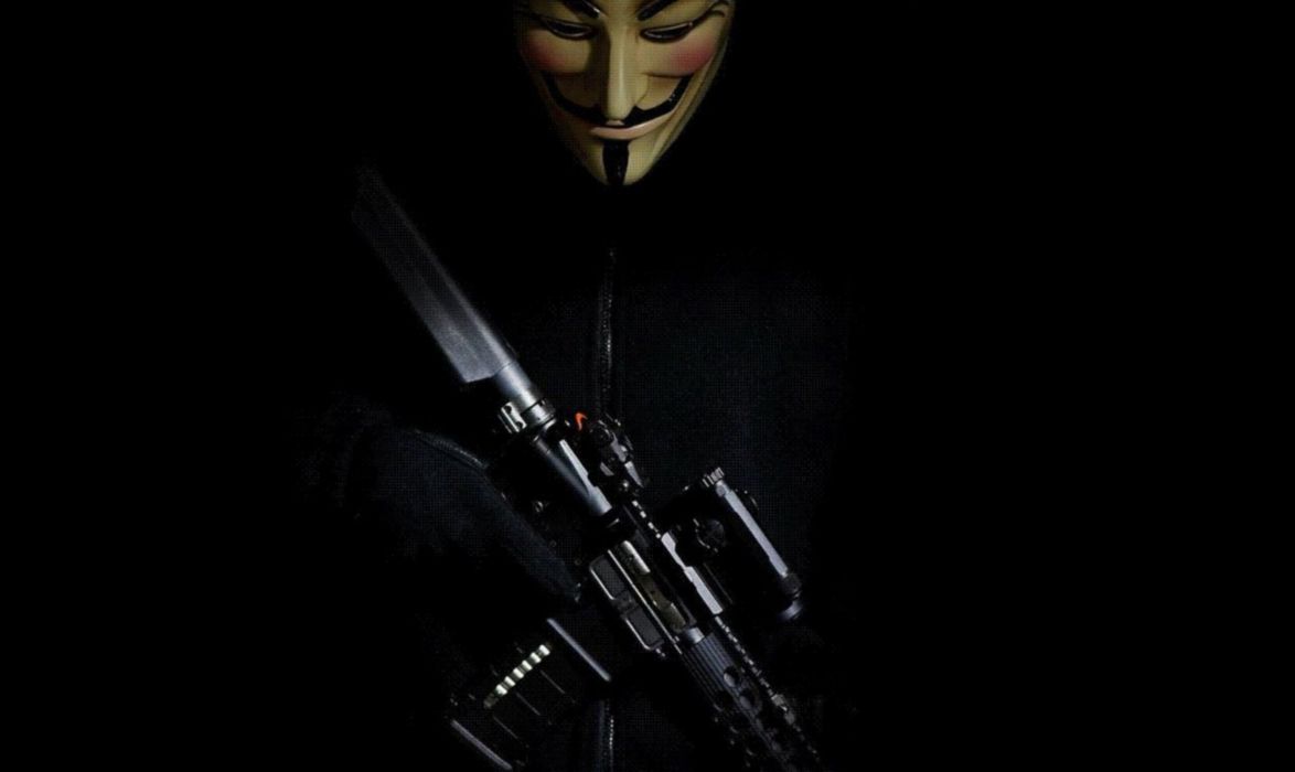 HACKER hack hacking internet computer anarchy poster anonymous