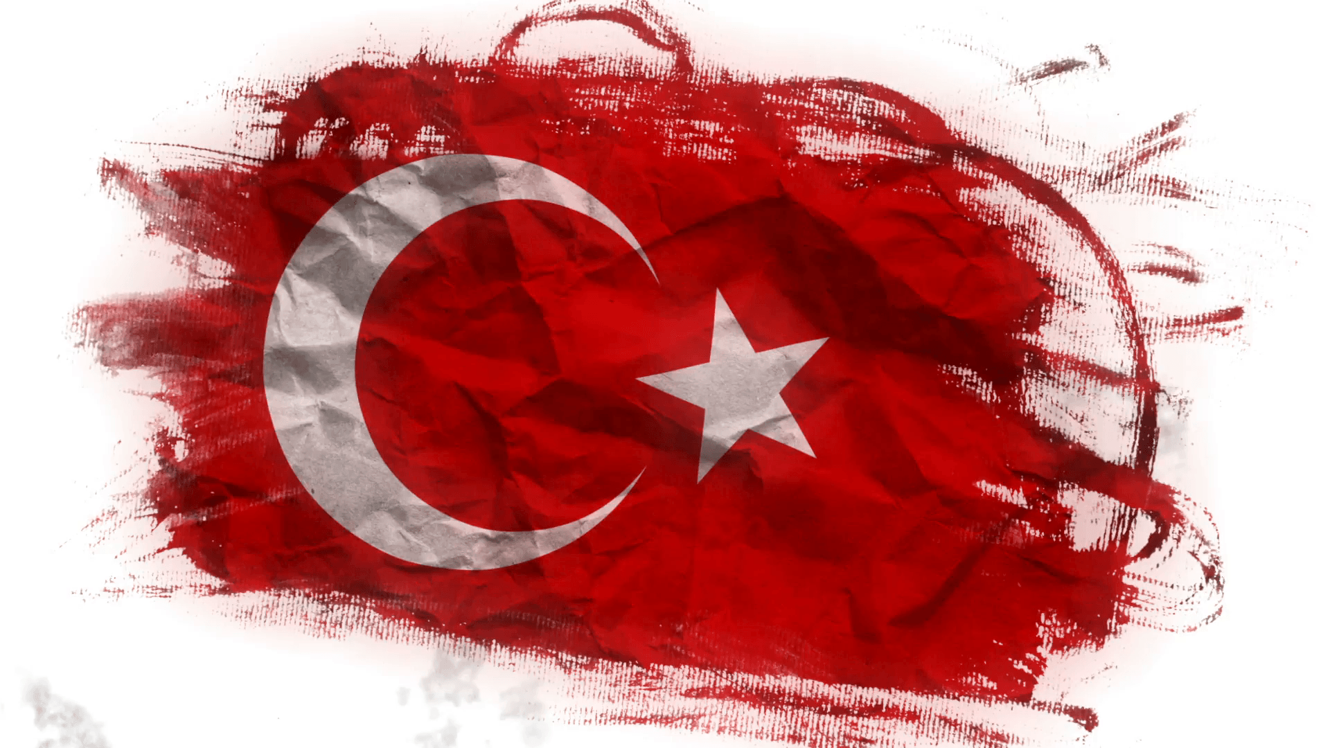 Turkey flag animation Motion Background