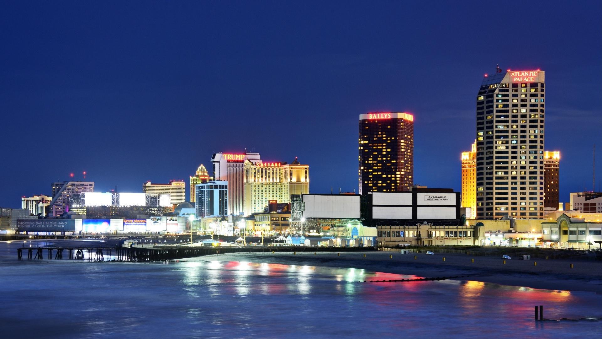 Atlantic City Casinos HD Wallpaper, Background Image