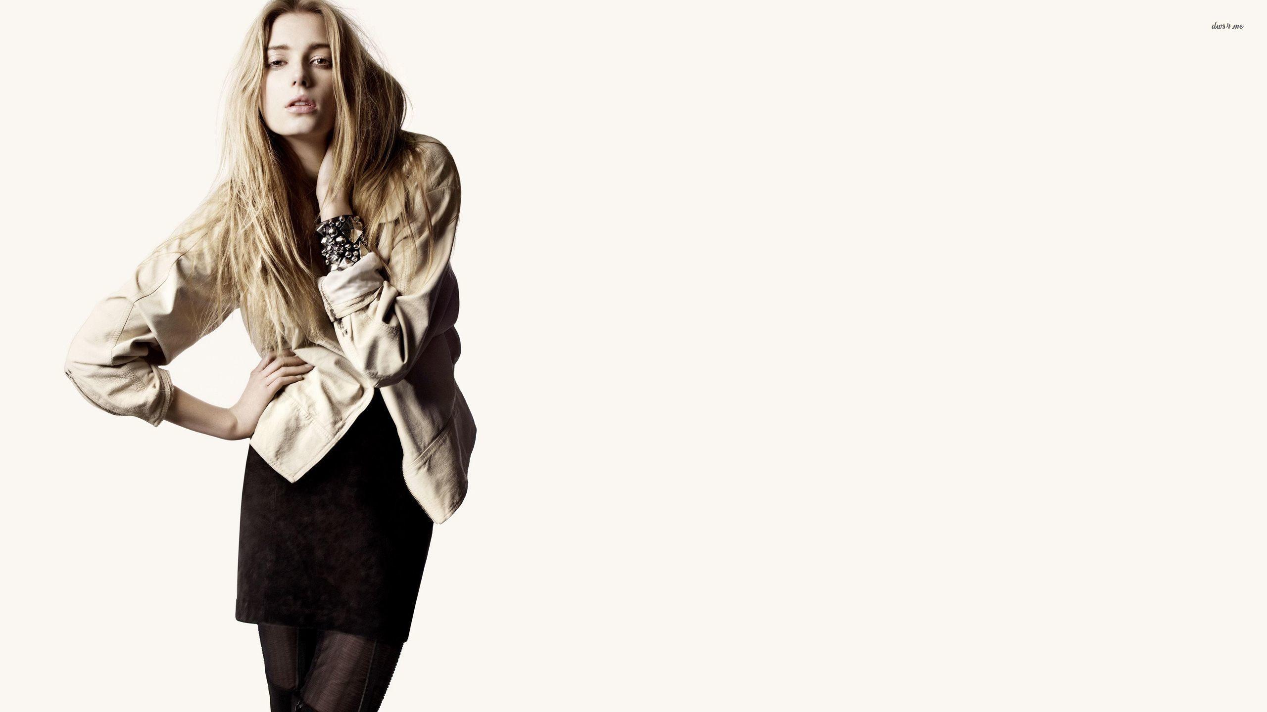 Sigrid Agren in a black skirt wallpaper wallpaper