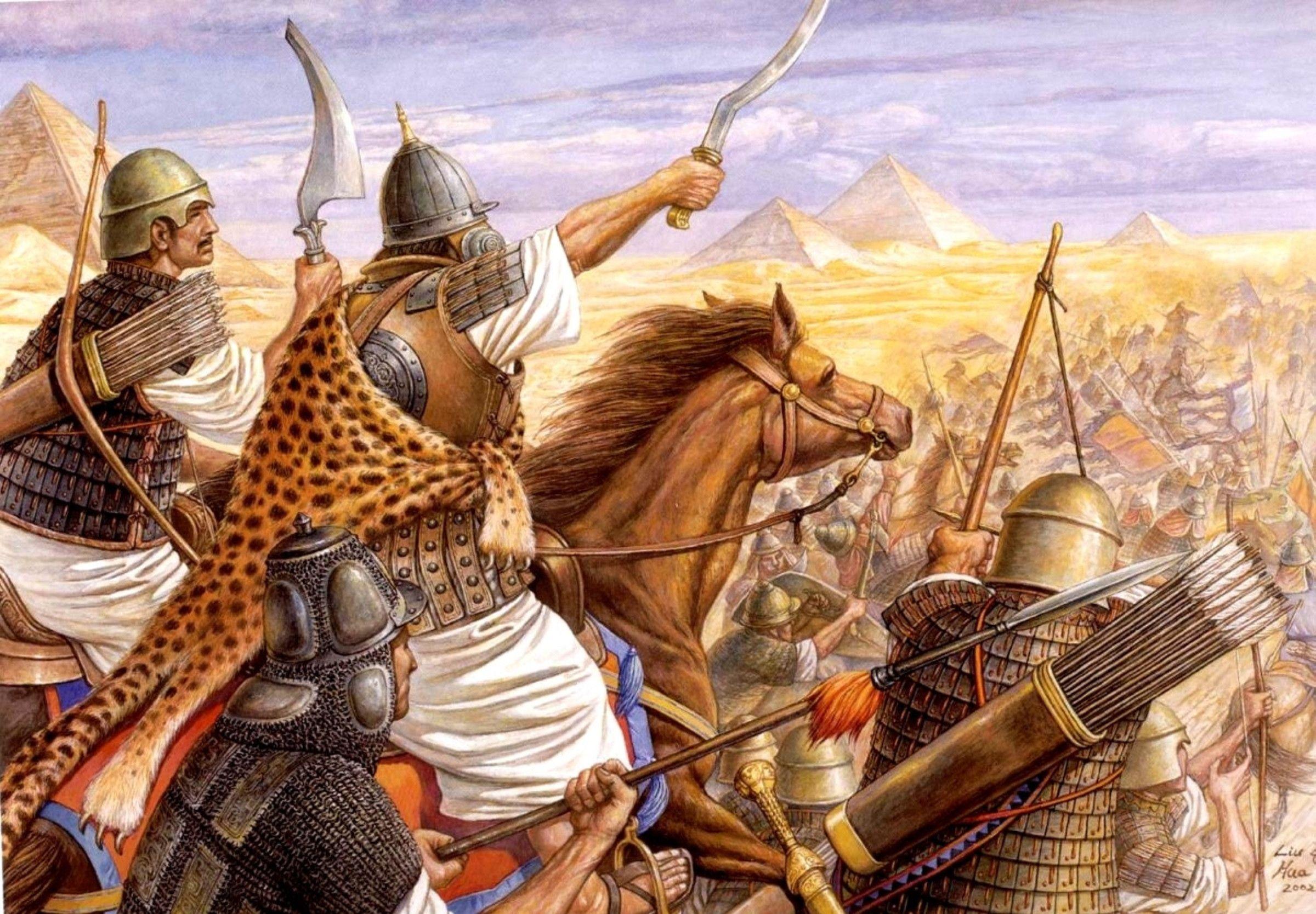 Battle of Ain Jalut. Mongol War Art