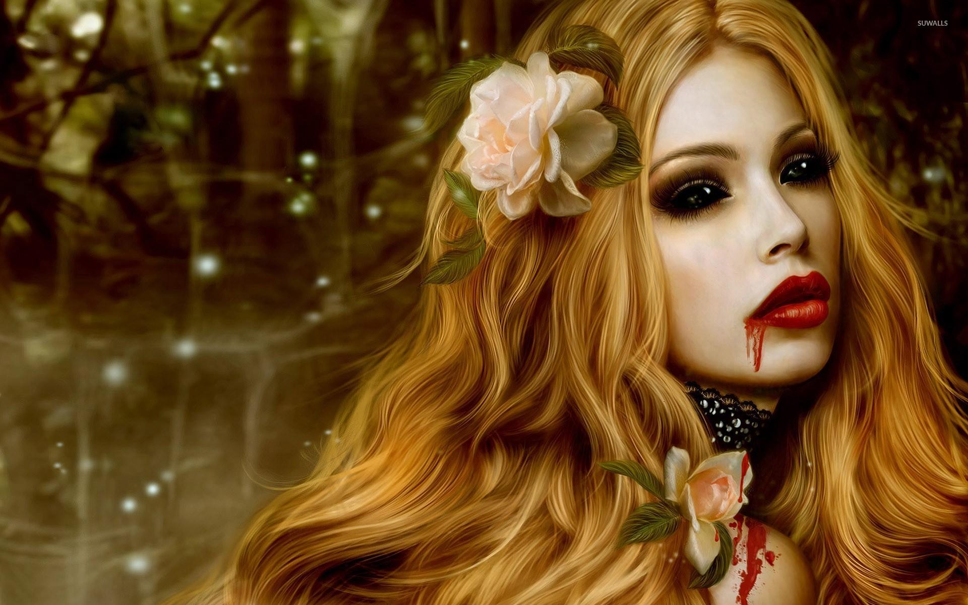 Vampire girl wallpaper wallpaper