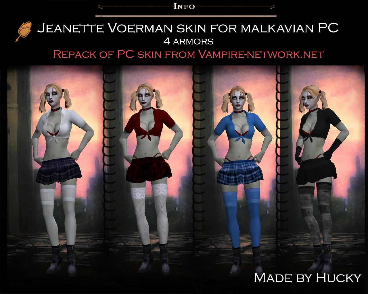 Jeanette skin for PC addon: The Masquerade