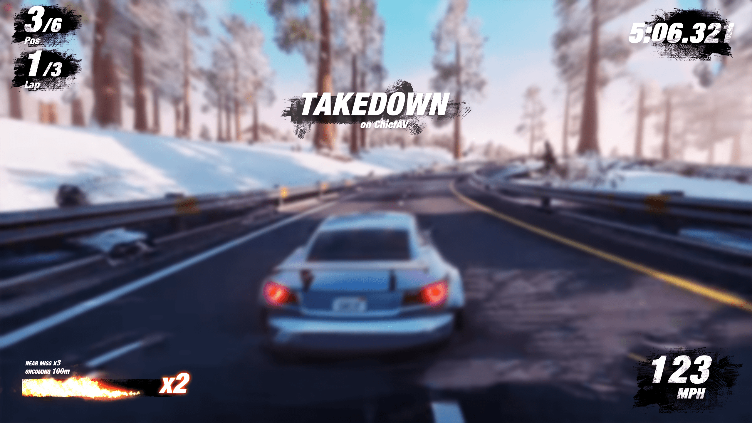 Updated HUD for Dangerous Driving I did