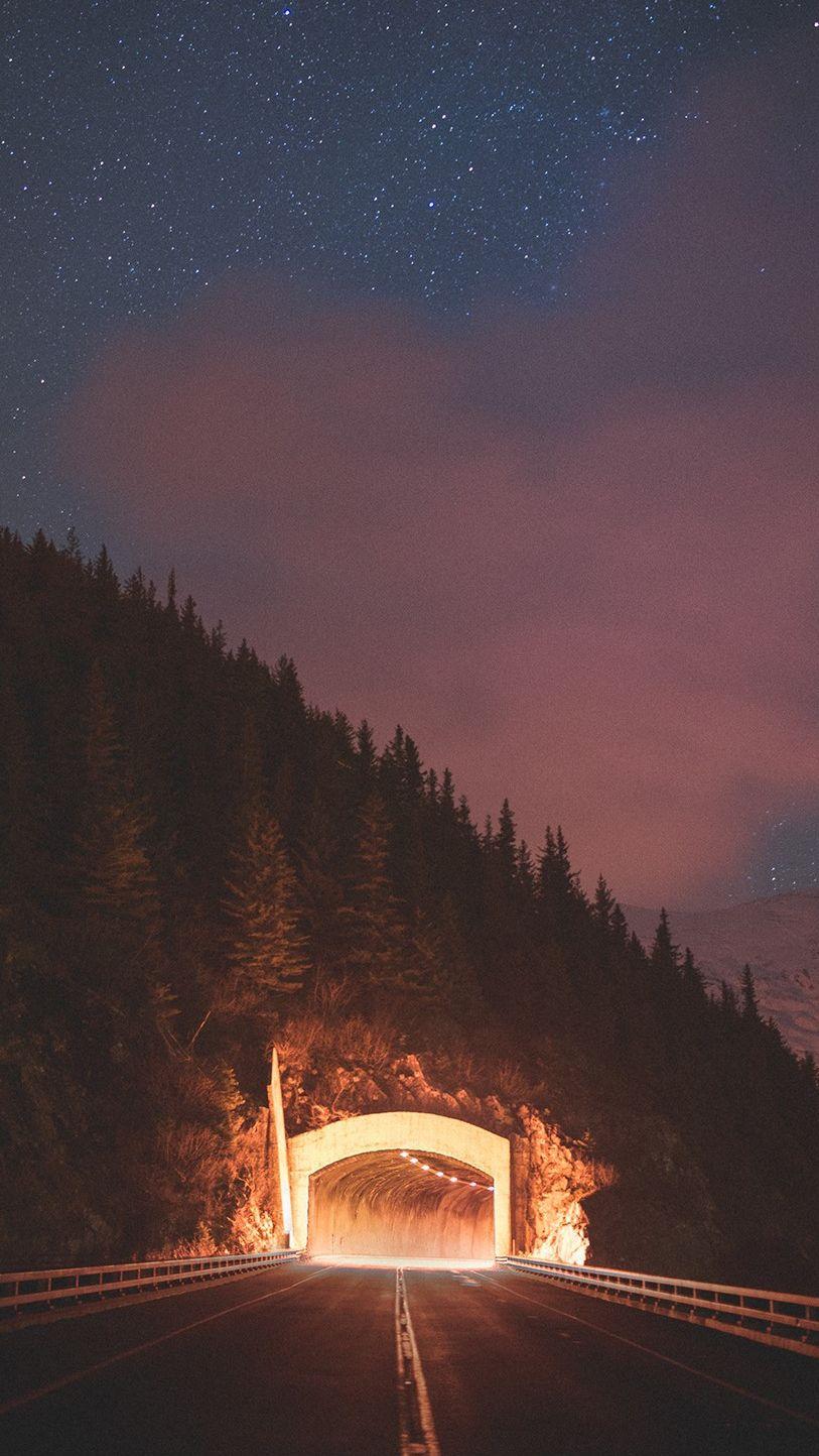 Alaska Mountains Night iPhone Wallpaper. iPhone background