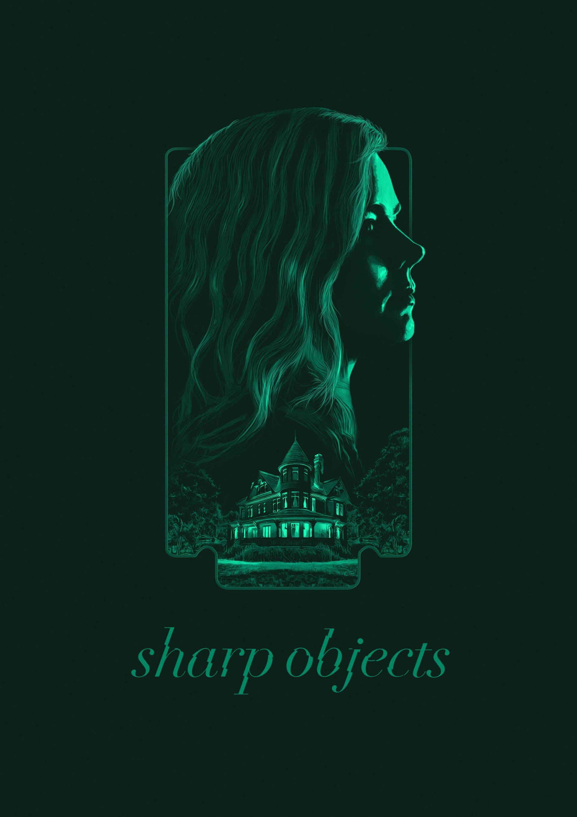 Sharp Objects. illustration. Sharp objects, Film books