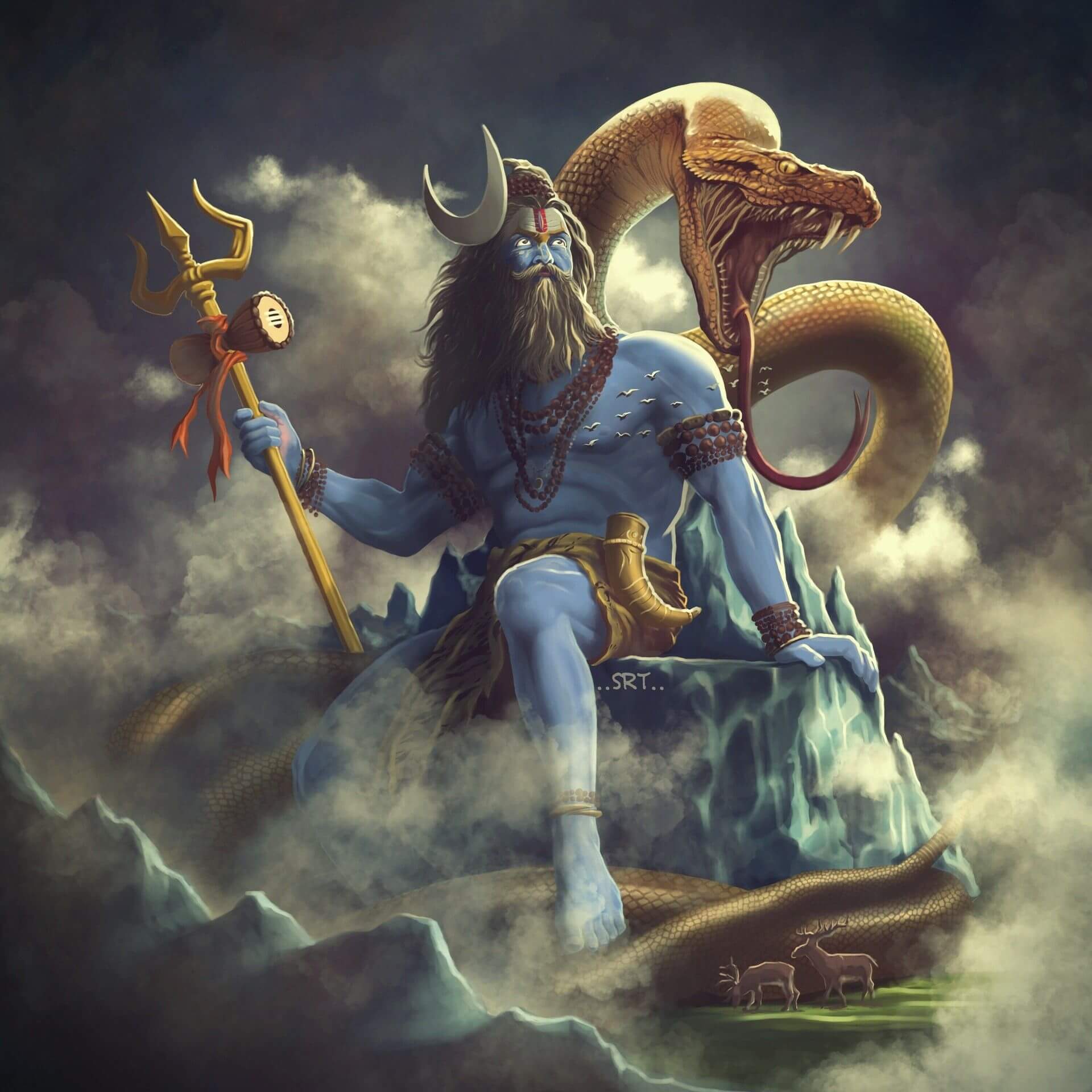 lord shiva angry animated 3D wallpaper Inspirational aghori shiva