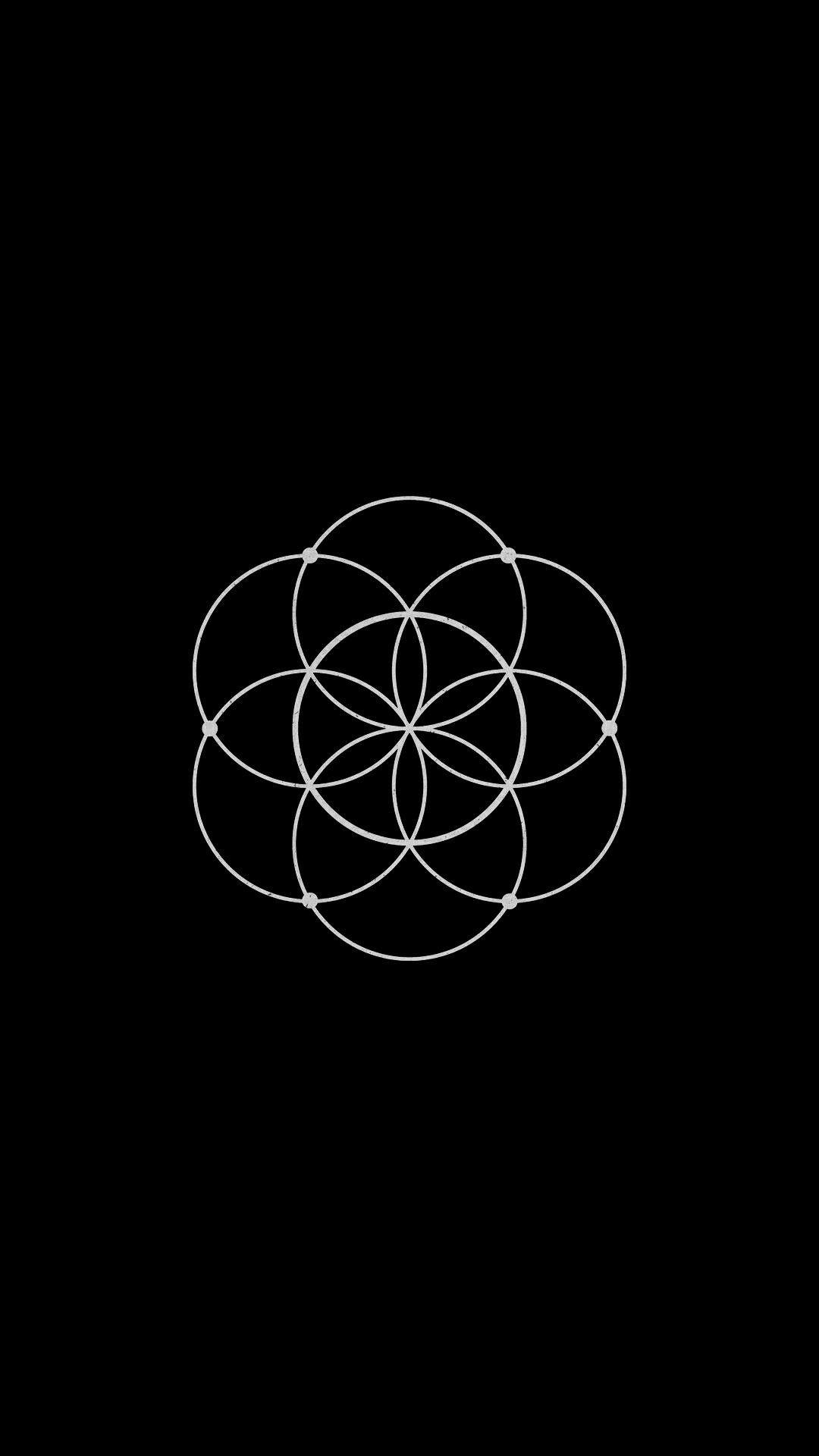 Amoled wallpaper Seed of life. Seed of life, Inspirational