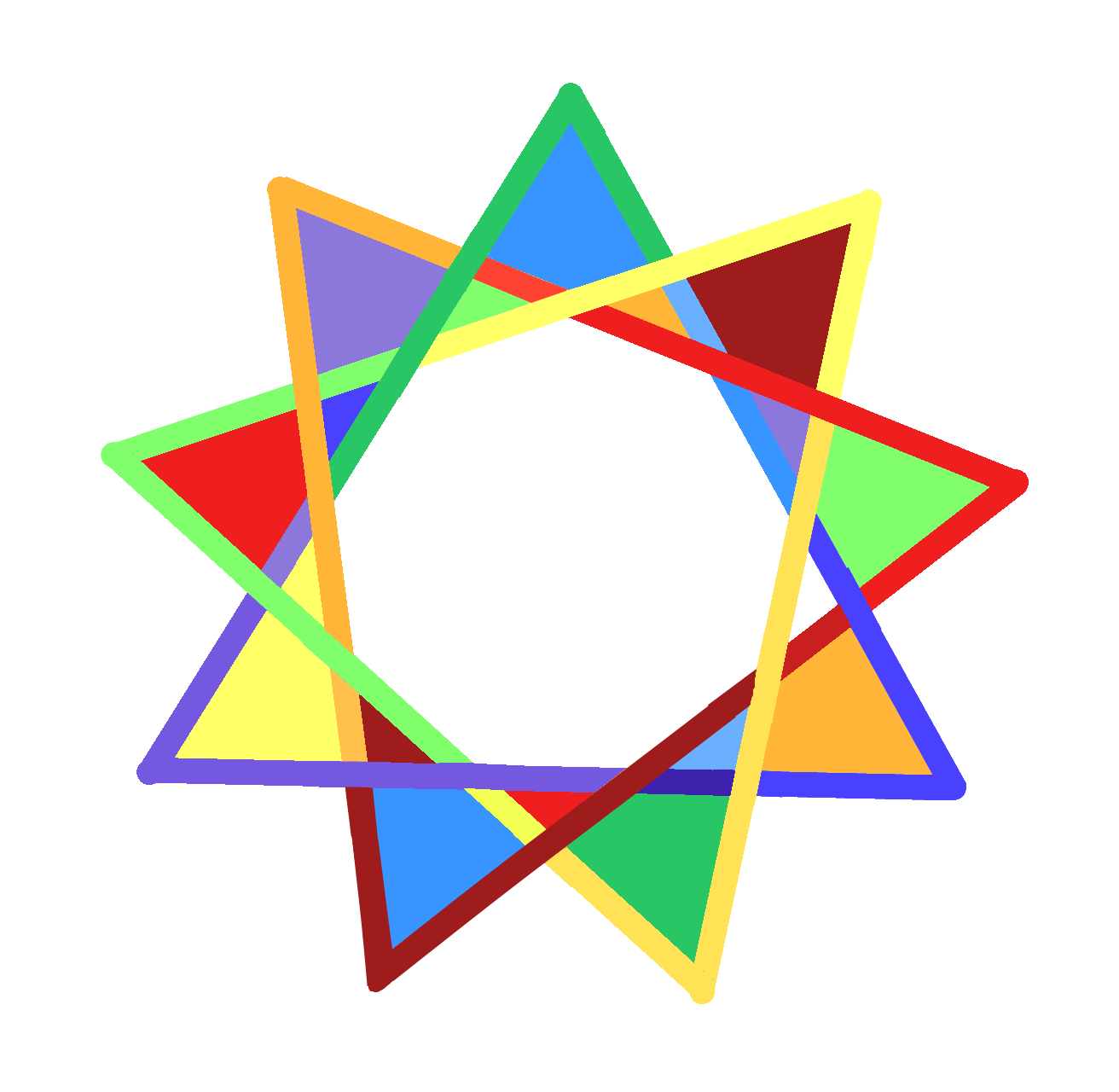 Gallery Of Free Image Of Nine Pointed Stars And Baha'i Clip Art