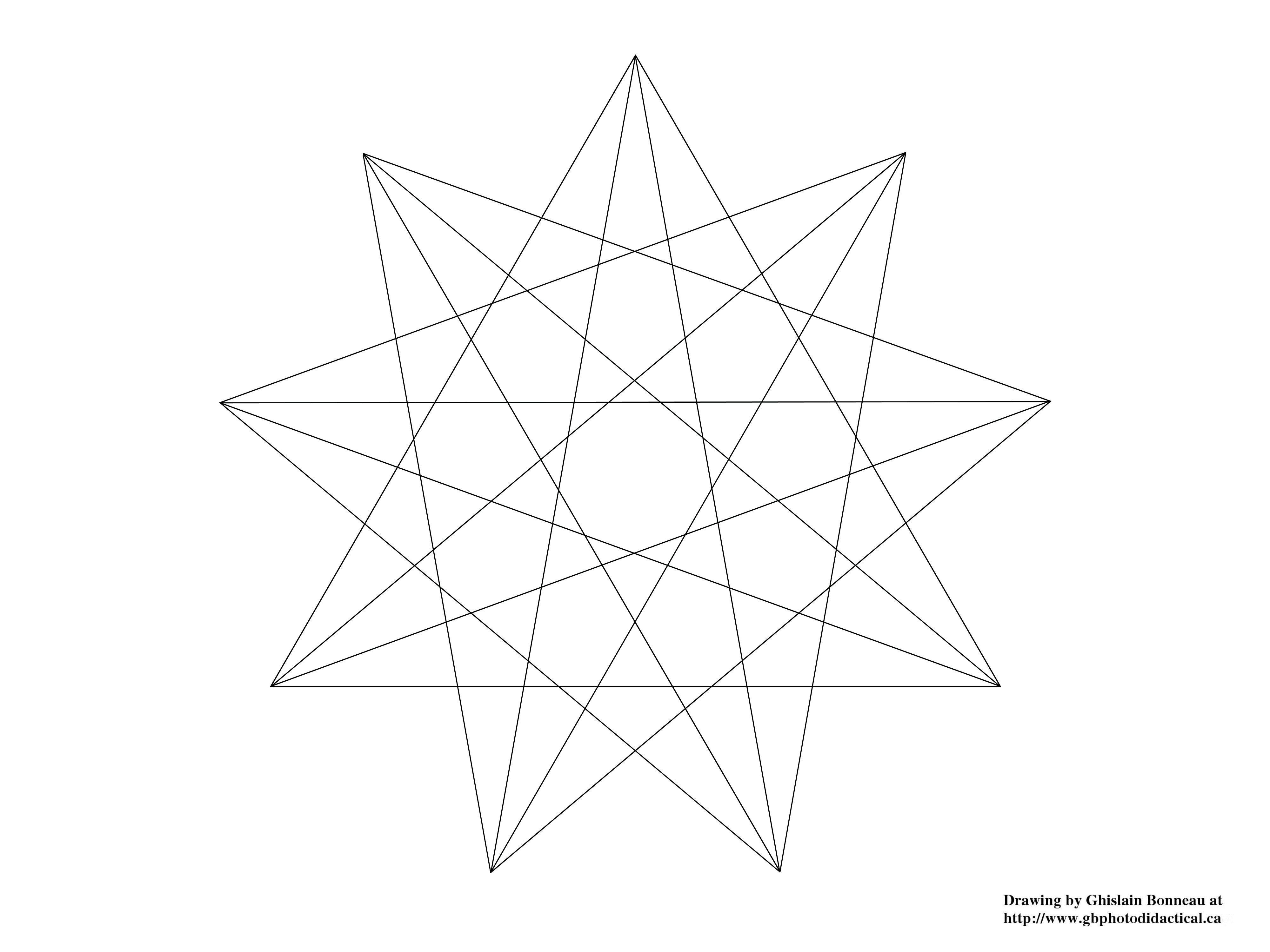 Nine Pointed Star Mandalas Safe Search. Mandalas 9 Sided