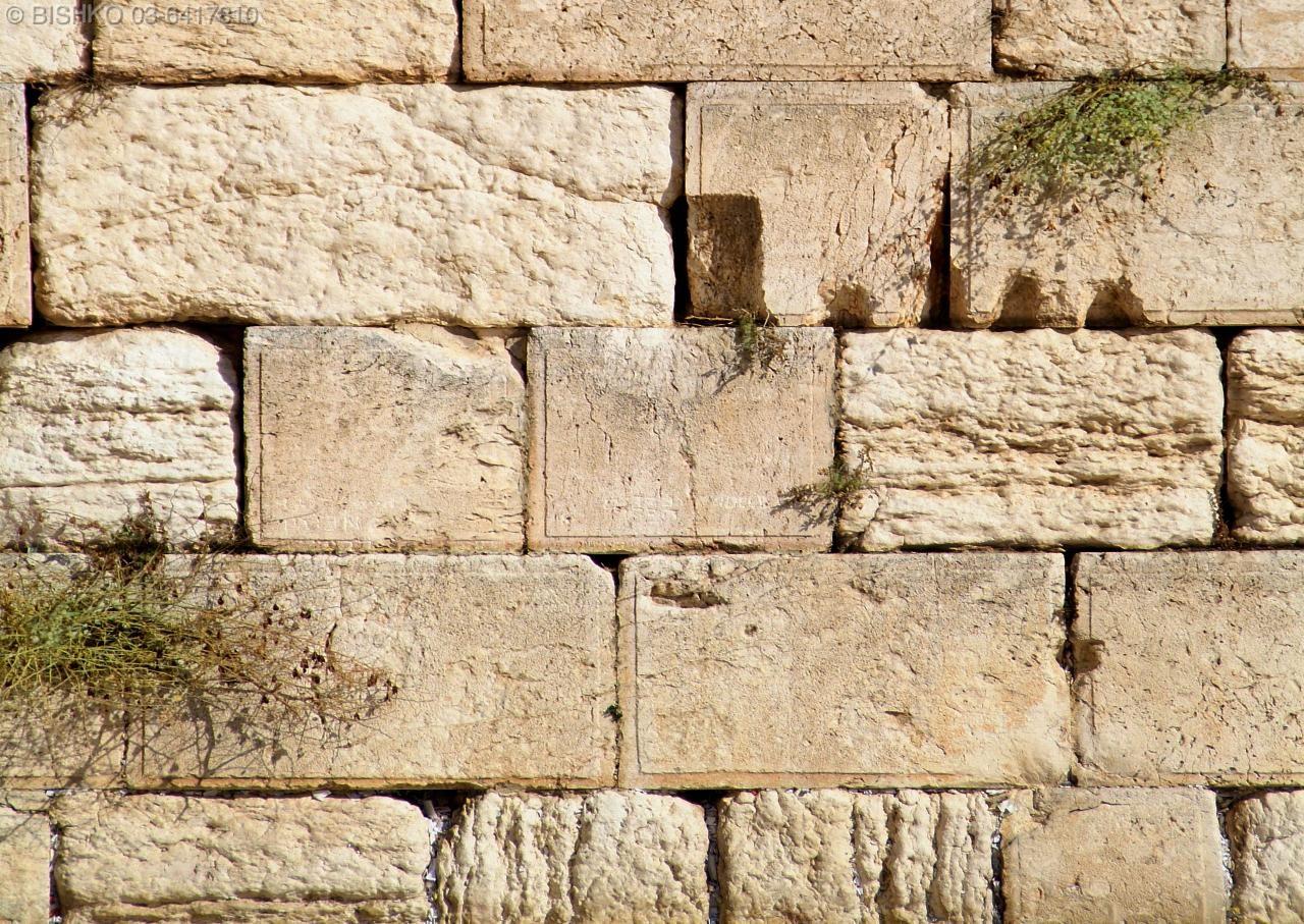 EndrTimes: JESUS AND THE WAILING WALL. Stone Walls in 2019