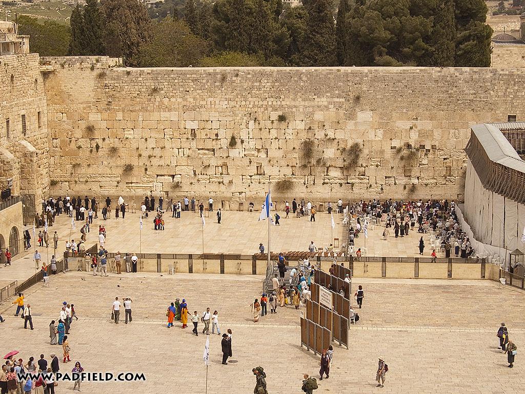 Western Wall in Jerusalem, Israel (The Wailing Wall)