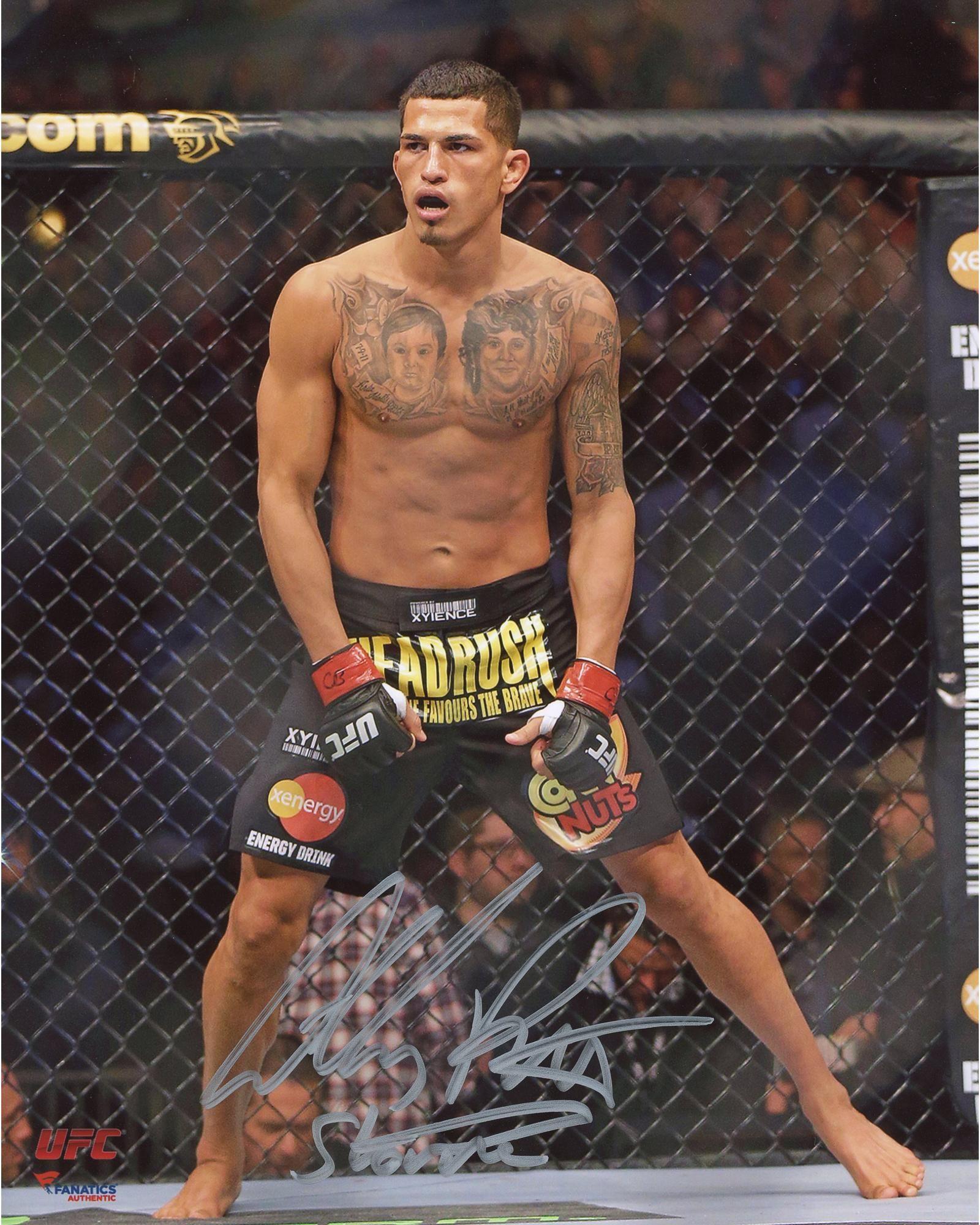 Anthony Pettis Ultimate Fighting Championship Autographed Against