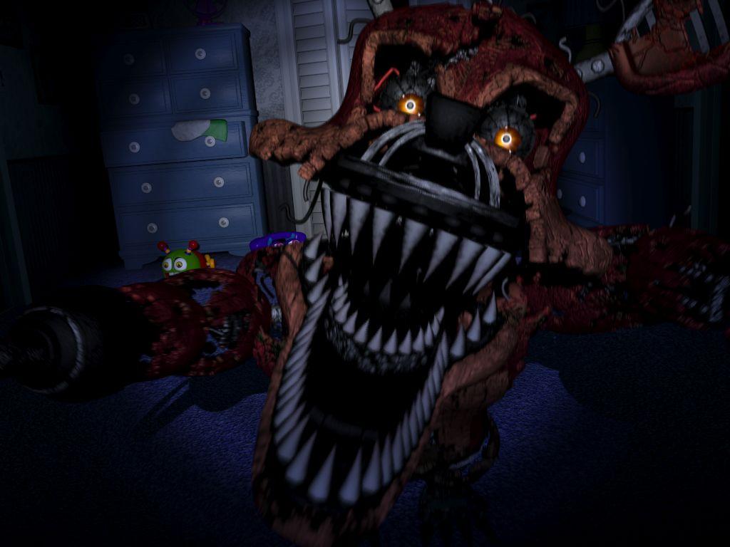 Withered Foxy e Nightmare Foxy Referência SFM papel de parede HD