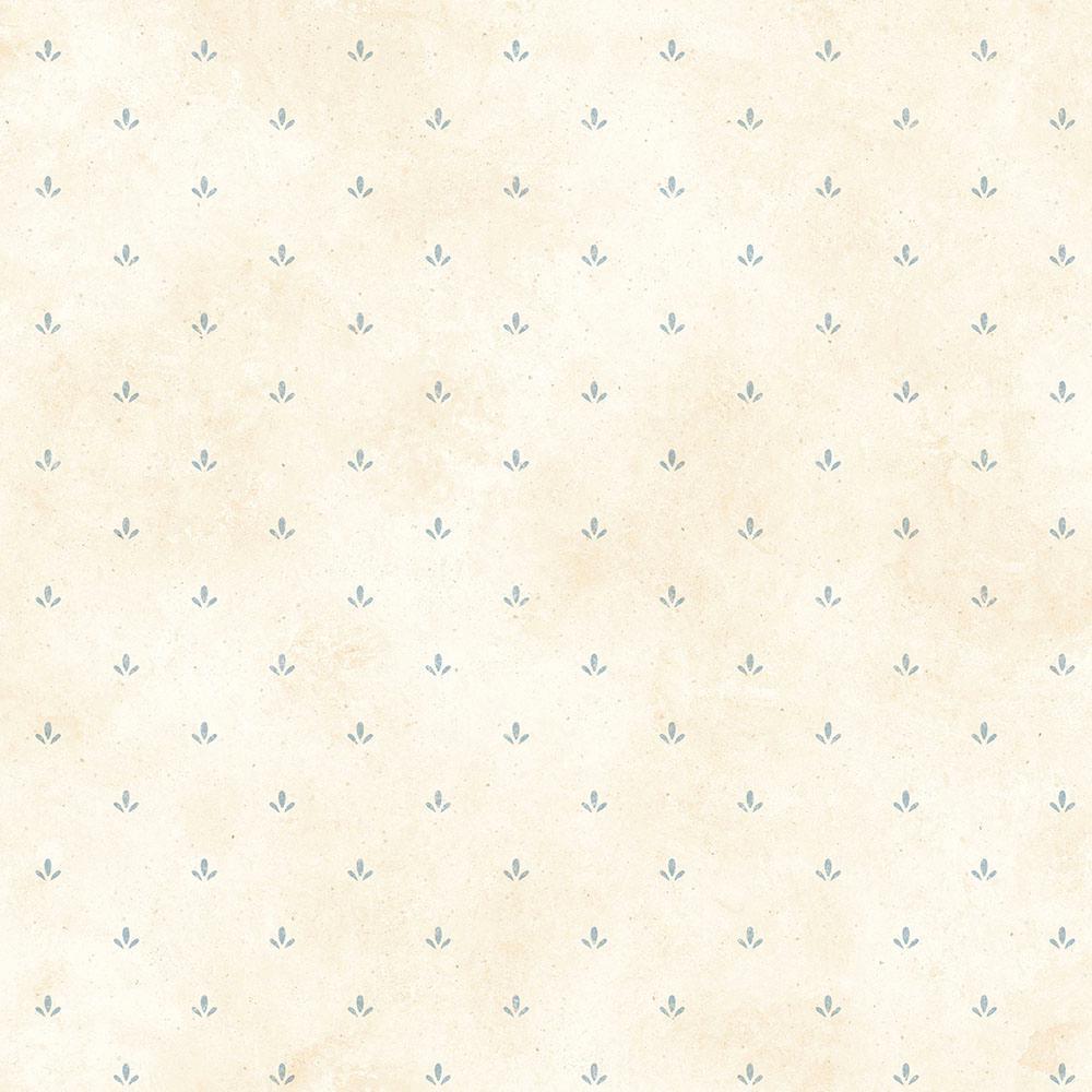 Chesapeake Ella Blue Paw Print Toss Wallpaper Sample BBC66412SAM