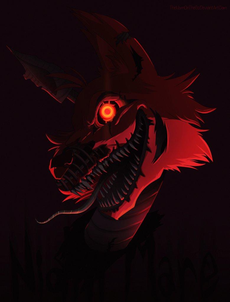 Nightmare Foxy Glitch
