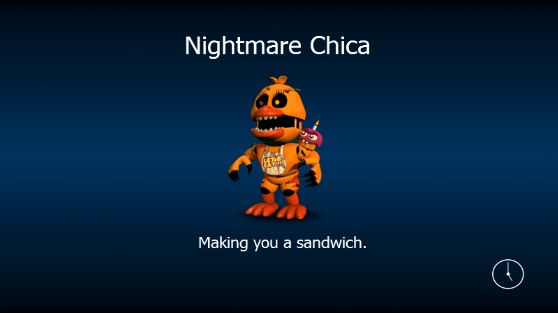Adventure Nightmare Chica. Five Nights at Freddy's World