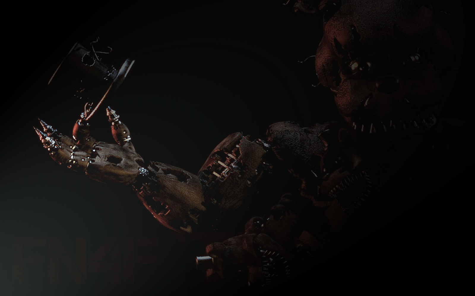 Nightmare Foxy wallpaper by purple_glitchfnaf - Download on ZEDGE