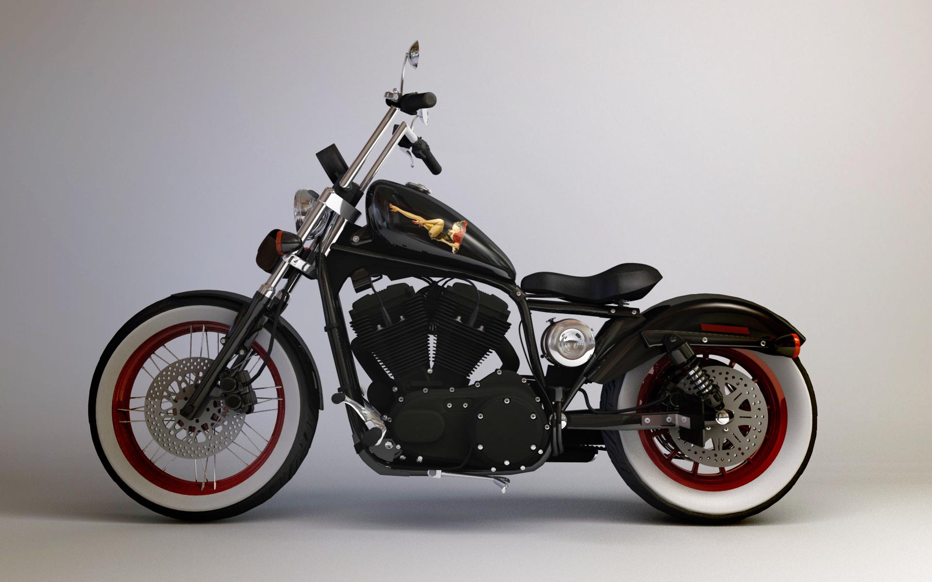 Harley Davidson XL1200C Sportster Custom Pic 17