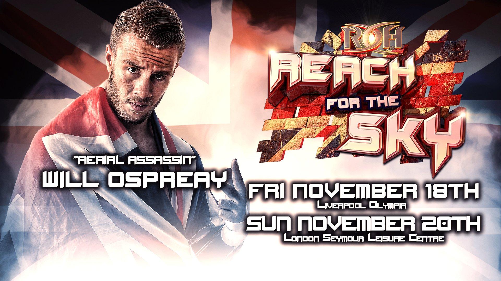More Details on Will Ospreay Making Ring of Honor Debut, WWE Makes