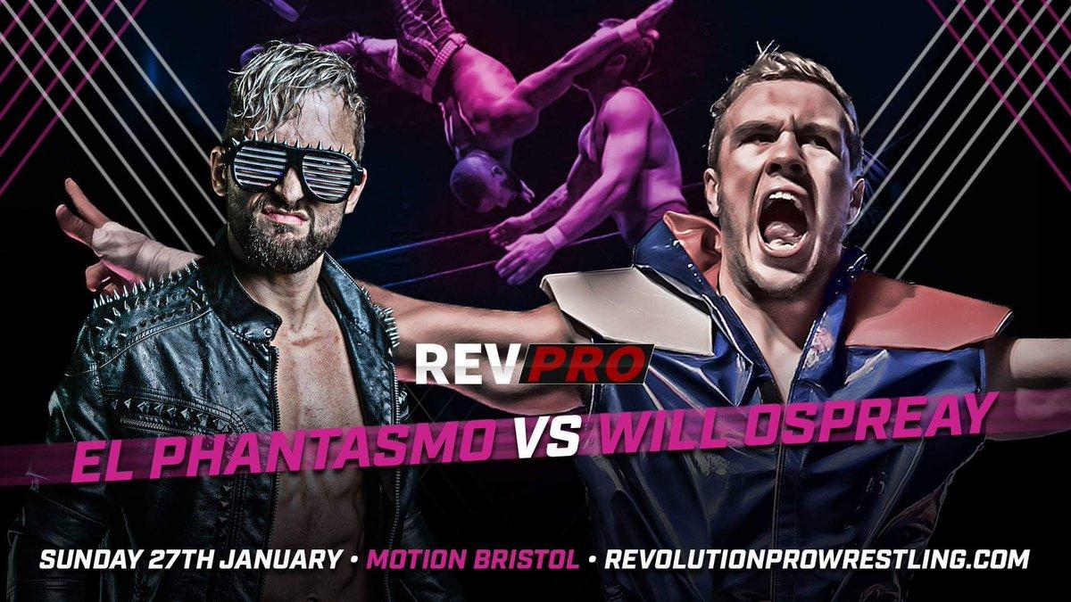 Revolution Pro Encounter rematch as WILL OSPREAY