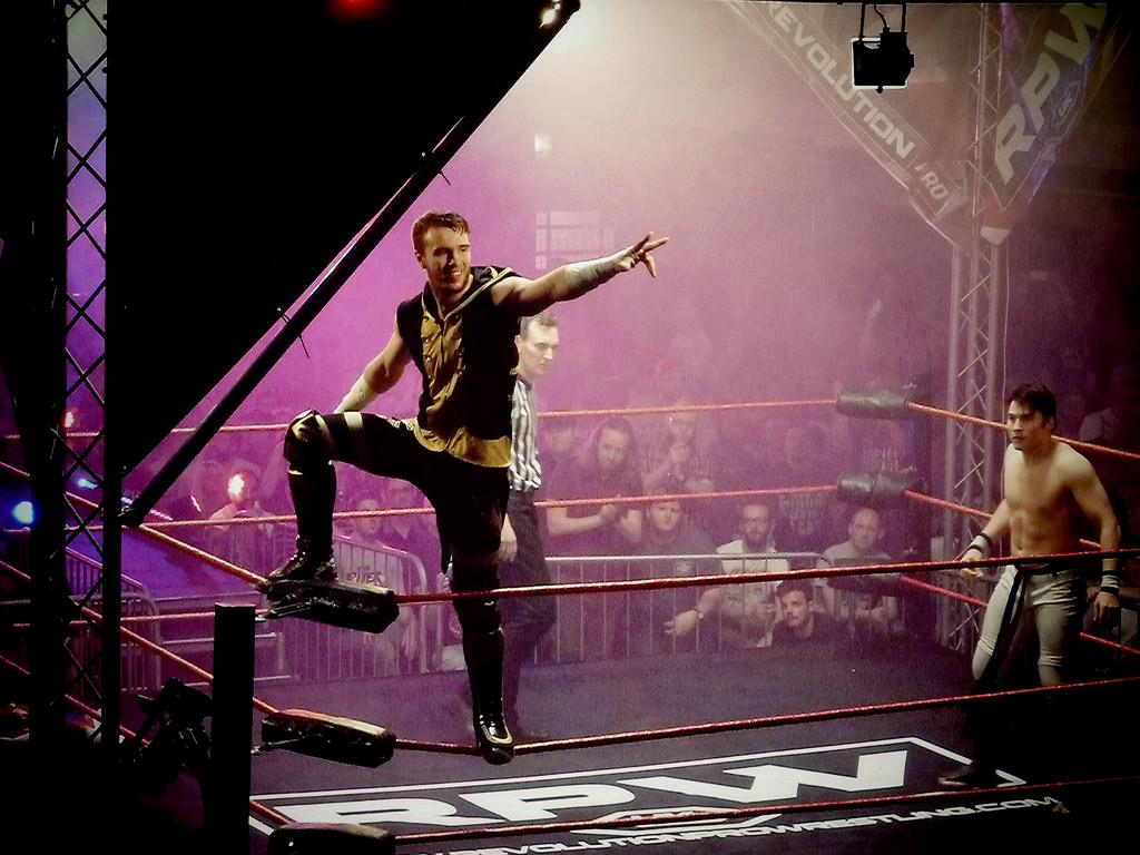 Will Ospreay. RPW: Angle vs. Sabre, York Hall, Bethnal Gree
