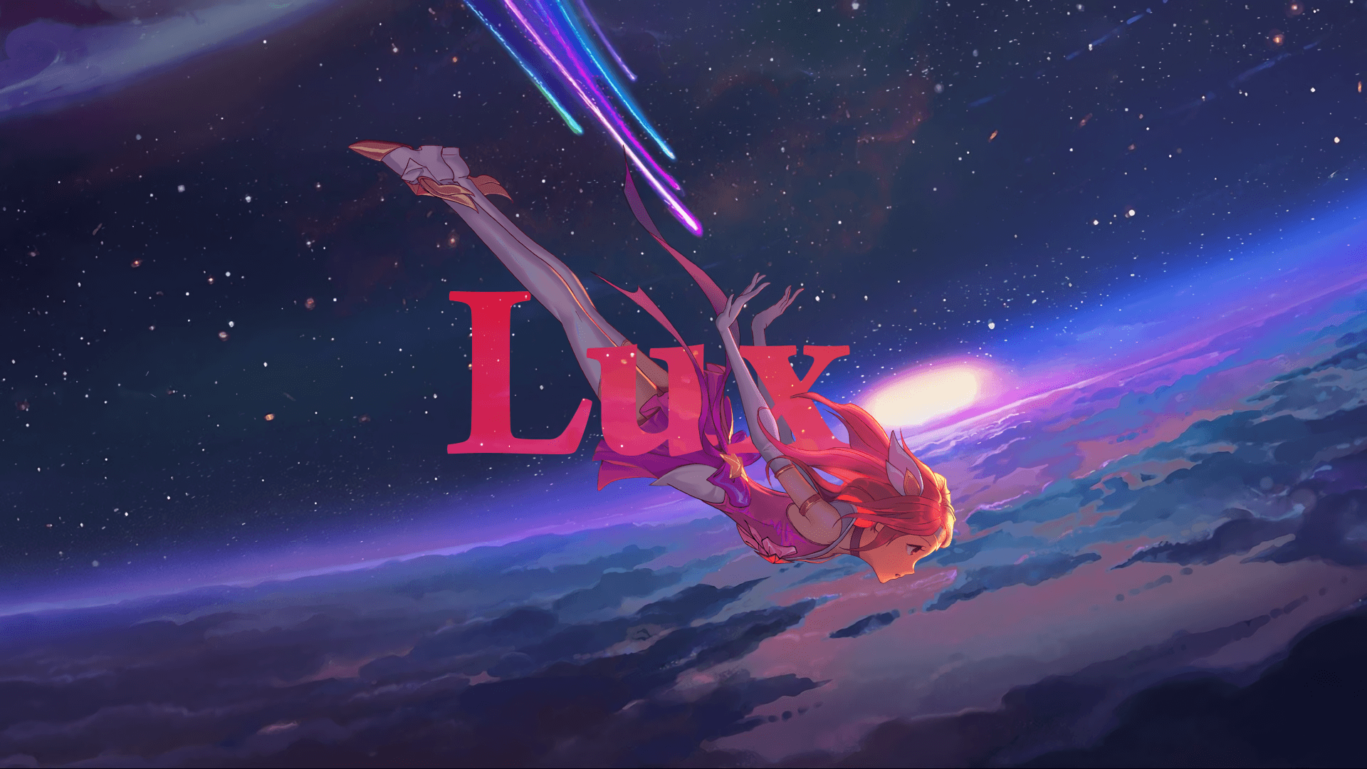 Star Guardian Lux. League Of Legends Wallpaper
