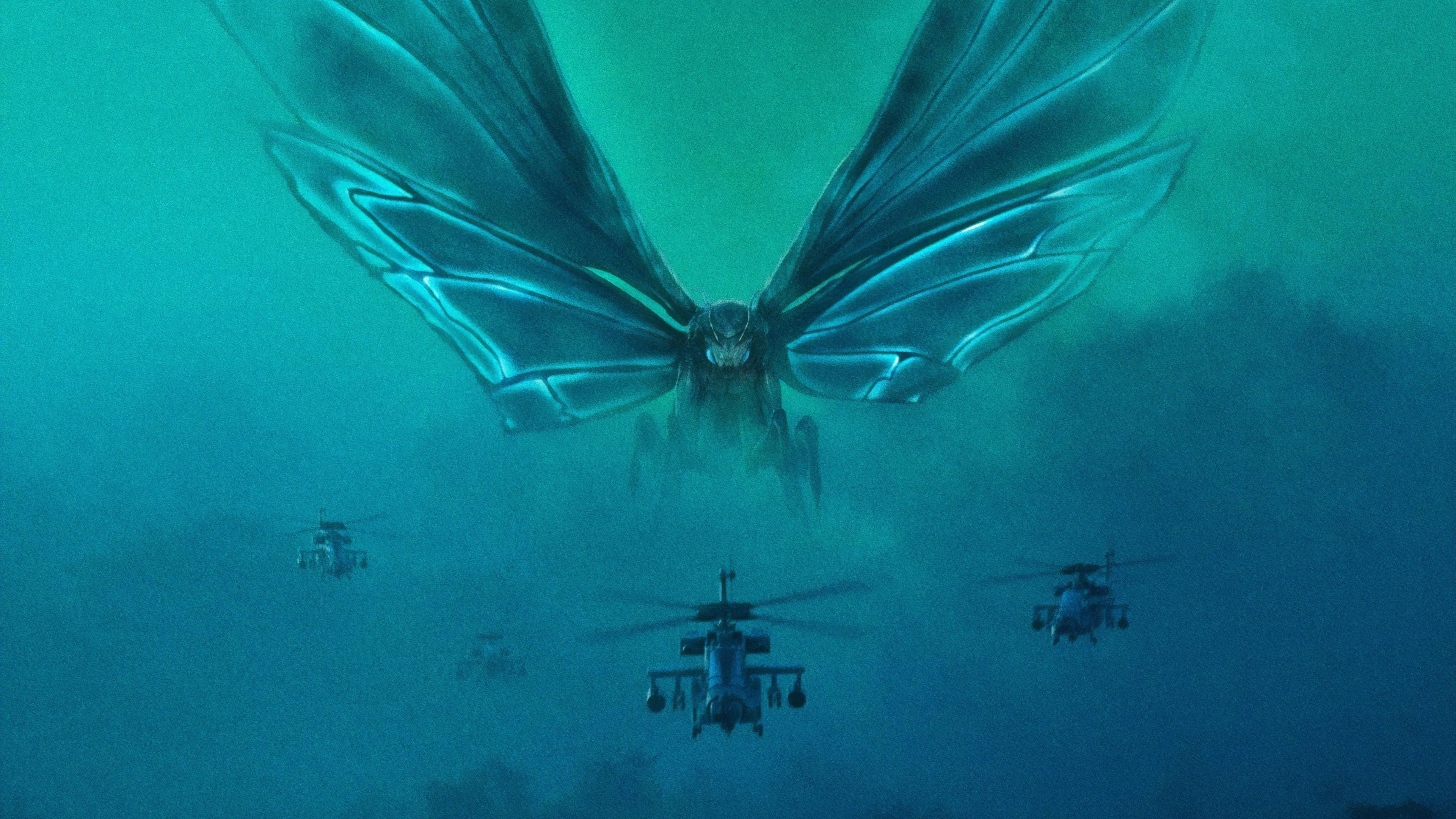 Godzilla: King of the Monsters 4k Ultra HD Wallpaper. Background